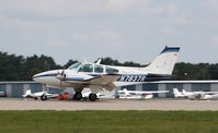 N7837R @ KOSH - Beech D55 - by Mark Pasqualino