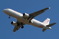 TS-IMS @ EGLL - Airbus A320-214 [4689] (Tunisair) Home~G 01/08/2013. On approach 27R. - by Ray Barber