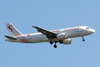 TS-IMS @ EGLL - Airbus A320-214 [4689] (Tunisair) Home~G 02/08/2013. On approach 27L. - by Ray Barber