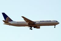 N647UA @ EGLL - Boeing 767-322ER [25284] (United Airlines) Home~G 03/08/2013. On approach 27L.