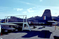 G-AZYN @ EGLF - BAC Strikemaster Mk.88 [PS.305] Farnborough~G 10/09/1972. Joined New Zealand Air Force after the Farnborough Air Show. Taken from a slide. - by Ray Barber