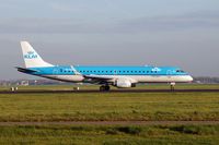 PH-EZH @ EHAM - Schiphol, just after landing on the Polderbaan - by Jan Bekker