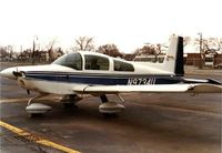 N9734U @ DET - Detroit City Airport, 1977, Longhorn Aviation Inc. - by JR