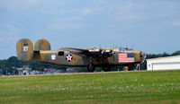 N24927 @ KFTW - Diamond Lil takeoff, Vintage Flying Museum