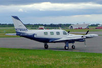 N786AH @ CYOW - Piper PA-31T Cheyenne II [31T-7820053] Ottawa-Macdonald Cartier International~C 18/06/2005.  Taken through glass on coach whilst moving. - by Ray Barber