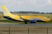 F-GZTC @ LFRB - Boeing 737-73V, Take off rwy 07R, Brest-Bretagne airport (LFRB-BES) - by Yves-Q