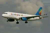 SP-HAC @ LFRB - Airbus A320-233, Short approach rwy 25L, Brest-Bretagne airport (LFRB-BES) - by Yves-Q
