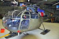 V-205 @ LSMP - Alouette III helicopter of the Swiss Air Force, now preserved at the Clin d'Ailes museum at Payerne Air Base. - by Henk van Capelle