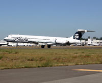 N947AS @ KSEA - landing at Seattle - by Tom Vance