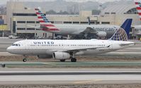 N417UA @ KLAX - Airbus A320