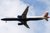 G-MEDJ @ EGLL - Airbus A321-231 [2190] (British Airways) Home~G 01/08/2014. On approach 27R.