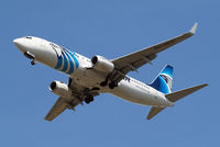 SU-GED @ EGLL - Boeing 737-866 [40802] (EgyptAir) Home~G 04/08/2014. On approach 27R.