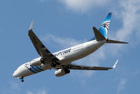 SU-GED @ EGLL - Boeing 737-866 [40802] (EgyptAir) Home~G 04/08/2014. On approach 27R.
