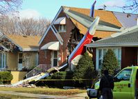 N30MB - 1964 Aero Commander 500-B crash just short of 31C near Chicago Midway, 11/18/14. - by Bill Poturica