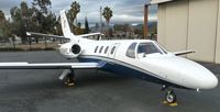 N511HC @ KRHV -  A rare transient Cessna Citation I sitting in front of the Lafferty Aircraft Sales hangar at Reid Hillview, CA. - by Chris L.