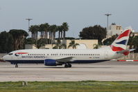 G-DOCW @ LMML - B737-400 G-DOCW British Airways - by Raymond Zammit