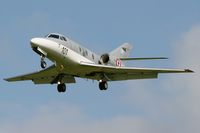 M101 @ LFRJ - French Naval Aviation Dassault Falcon 10MER, Short approach rwy 26, Landivisiau Naval Air Base (LFRJ) - by Yves-Q