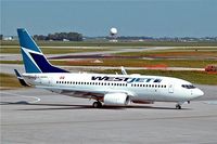 C-GUWJ @ CYWG - Boeing 737-7CT [36422] (Westjet) Winnipeg-International~C 26/07/2008 - by Ray Barber