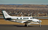 N722KR @ KBIL - King Air at KBIL