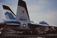 72-1569 @ LFPB - On static display at the 1977 Paris Air Show held at Le Bourget Airport, Paris.Marked as the US Navy's F-18 prototype and allocated show number 42. The first of the two prototypes, the other aircraft being 72-1570 - by Roger Winser