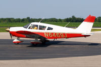 N6469J @ KFLD - Piper PA-28-180 Cherokee D [28-4894] Fond Du Lac County~N 01/08/2008 - by Ray Barber