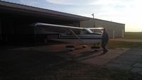 N13529 @ KDVN - Getting ready for an evening flight - by Floyd Taber