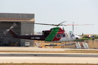 A7-HBD @ LMML - Bell-412EP A7-HBD Gulf Helicopters - by Raymond Zammit