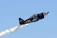 N214MB @ KFLD - North American SNJ-5 Texan [88-15673] Fond Du Lac County~N 01/08/2008 - by Ray Barber