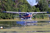 N71K @ 96WI - Cessna 180E [180-51115] Vette/blust Seaplane Base Oshkosh~N 30/07/2008 - by Ray Barber