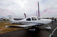 G-FIKI @ EGLF - On static display at FIA 2010. - by kenvidkid