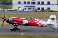 G-IIHI @ EGLF - Take off run for it's display. - by kenvidkid