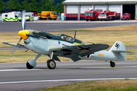 G-BWUE @ EGLF - Displaying at FIA 2010. - by kenvidkid