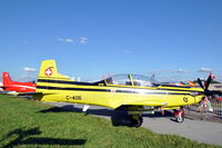 C-406 @ LSMP - Pilatus PC-9 target tug of the Schweizer Luftwaffe (Swiss Air Force) at Payerne Air Base, AIR14.