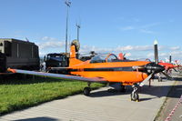 T7-PCS @ LSMP - Pilatus PC-7 of Fliegermuseum Altenrhein at Payerne Air Base, Switzerland, for AIR 14.
