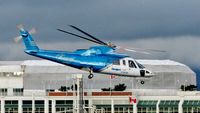 C-GHJW @ CBC7 - Helijet just departed Vancouver Harbour Heliport.