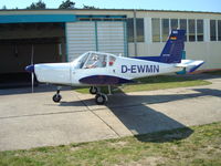 D-EWMN @ EDAU - Zlin at Riesa airport - by Jack Poelstra