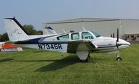 N7345R @ KOSH - Beech B55 - by Mark Pasqualino