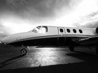 N511HC @ KRHV - A rare transient Cessna Citation I sitting in front of the Lafferty Aircraft Sales hangar at Reid Hillview, CA. - by Chris L.