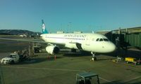 ZK-OJS @ NZWN - my taxi hoe today. Noticed had inflight entertainment in seats - so must be used on cross tasman routes too. - by magnaman