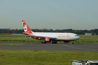 D-ALPH @ EDDL - Air Berlin, is here taxiing to RWY 23L at Düsseldorf Int'l(EDDL), for the flight to Los Angeles Int'l(KLAX) - by A. Gendorf