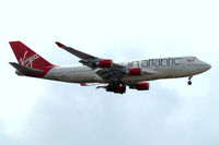 G-VROC @ EGLL - Boeing 747-41R [32746] (Virgin Atlantic) Home~G 09/08/2014. On approach 27L.