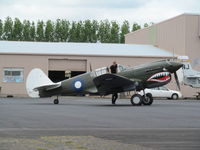 ZK-CAG @ NZAR - Outside warbird hangar - by magnaman