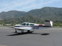N610Q @ SZP - 1959 Beech K35 BONANZA, Continental IO-470-C 250 Hp, another taxi - by Doug Robertson