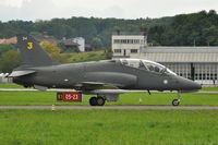 HW-334 @ LSMP - Hawk Mk.51 of the Finnish Air Force Midnight Hawks display team at Payerne Air Base, Switzerland, for AIR14.