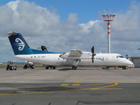ZK-NEM @ NZAA - parked on domestic apron - by magnaman