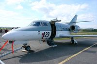 129 @ LFRU - Dassault Falcon 10 MER, Static display, Morlaix-Ploujean airport (LFRU-MXN) air show in september 2014 - by Yves-Q