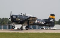 N828JC @ KOSH - North American T-28B - by Mark Pasqualino