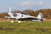G-MAXV @ EGFH - Raven 1 in the 5-ship Team Raven formation aerobatic team. - by Roger Winser