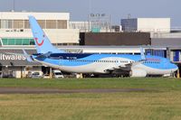 G-TAWH @ EGFF - 737-8K5, seen parked up at EGFF.