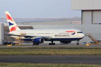 G-BNWY @ EGFF - 767-336, London Heathrow based, previously N5005C, seen at the British Airways Maintenance Centre at EGFF.